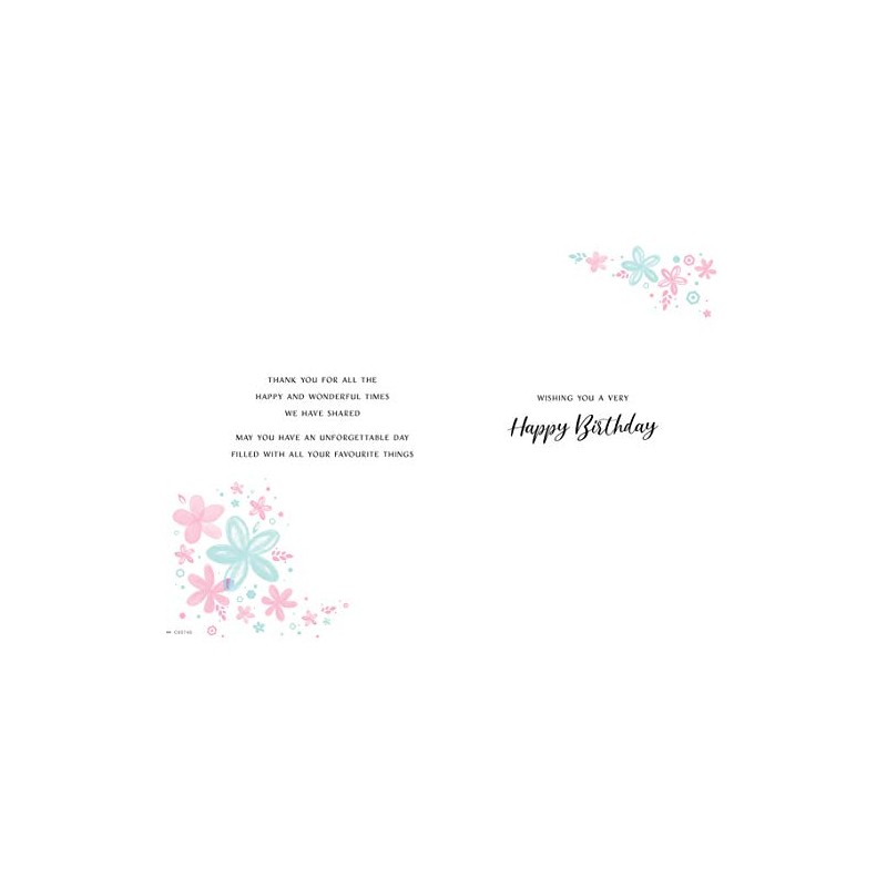 Regal Publishing Modern Birthday Card Granddaughter - 9 x 6