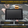 Dasbecan 8" Touch Digitizer LCD Screen Radio Compatible with 2020