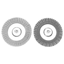 Grizzly Tools Fugenbürste Ersatzbürsten: Metall und Kunststoff (schmal) Fugen Bürste Ersatz EFB 400 EFB 401, passend für Gardenline GFB 400 Hanseatic EFB 401 FLEURELLE FEF 400