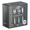 Decorline 120-Piece Value Pack Luxe Heavyweight Reusable Plastic Cutlery Made