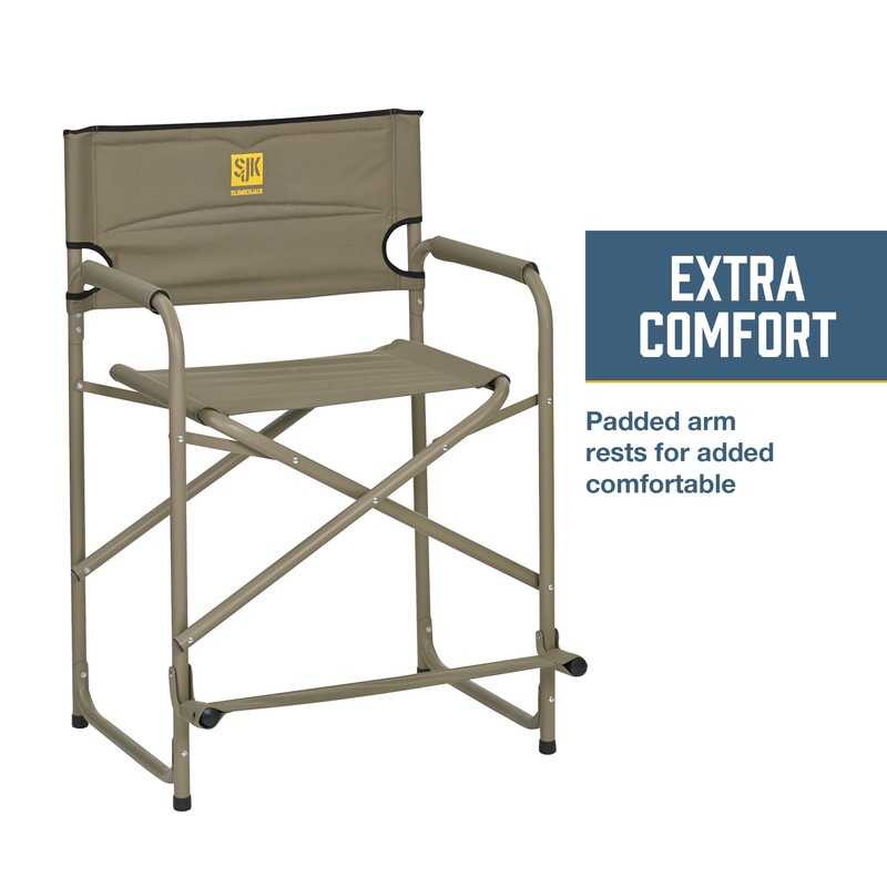 Slumberjack SJK Big Steel Padded Camping Portable Arm Chair Weight