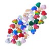 Baluue Nail Art Rhinestones 50pcs Heart Shaped Charm Stickers Manicure