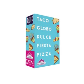 Taco Globo Dulce Fiesta Pizza | Temática Mexicana | Juegos De Mesa Niños 8 Años O Más | Juego con 64 Cartas | Regalo para Niños | De 3 A 8 Jugadores | En Español | Familia Taco Gato