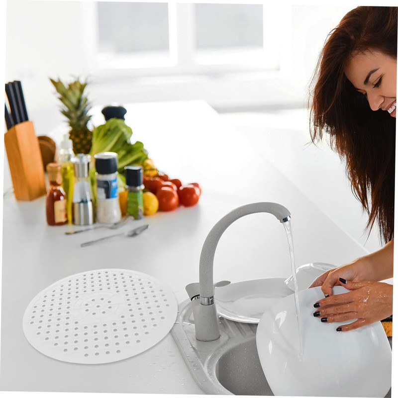 MAGICLULU 2pcs Rubber Dish Drying Mat Set Sink Protector Pad