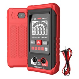 Smart Digital Multimeter, 2000 Counts Multimeter Tester Auto-Ranging Voltage Tester, High Precision Multiple Tester Handheld AC Voltmeter for Car