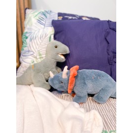 MON AMI Blu The Triceratops Stuffed Animal | 16-Inch Soft Plushie for Cuddling, Collecting & Gifting | Dinosaur Toy for Nursery & Playroom | Adorable Huggable Plush for All Ages