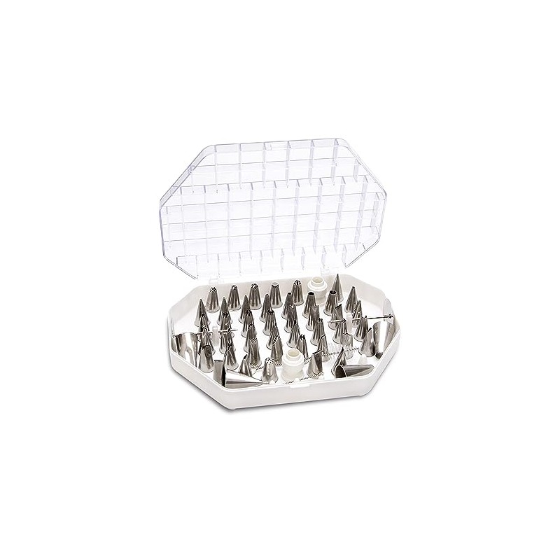 Städter 244153 Piping Nozzles (Set of 53) - Stainless Steel