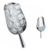 38oz Ice Cube Endurance Scoop, Cast Aluminum Shovel, Kitchen Utility