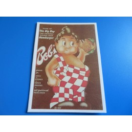 Big Boy Bob's Big Boy, Original Double Deck Hamburgers Lot of 6 stickers 1950-1988+BONUS
