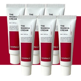 The Madeca Cream Season 6 Cica Centella asiatica Wrinkle Improvement Whitening Moisture Moisturizing 50ml x 6 / 더 마데카 크림 시즌6 시카 병풀 시카 주름개선 미백 수분 보습 50ml x 6개