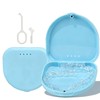 HEMILAB Retainer Case, Compatible with Invisalign, Vivera, Slim Aligner Case