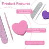 2 Sheets Nail Art Tools Set, 3-Piece Manicure Kit with