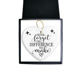 Retirement Gifts for Women Men, Retired Ornament Appreciation Gift for Coworker, Boss, Employee, Teacher, Nurse, Ceramic Retired Gifts (Black)