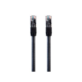 Monoprice Cat6 Outdoor Rated Ethernet Patch Cable - 75 Feet - Black | Snagless RJ45, Stranded, 550MHz, UTP, Pure Bare Copper Wire, 24AWG
