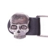 4-Pack Skull Vest Extenders-Leather-Snap On Button