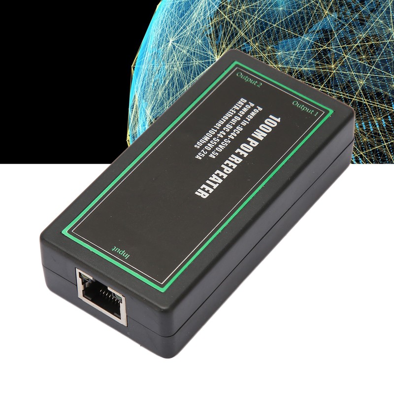 POE Extender Standard Gigabit Monitoring Signal Repeater Splitter for IP