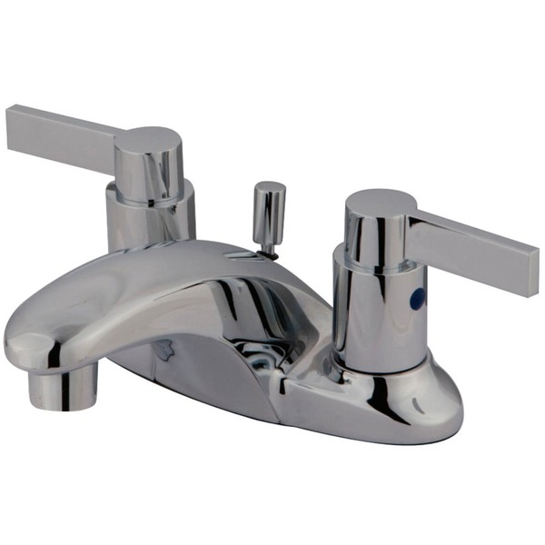 Kingston Brass KB8628NDL 4 in. Centerset Bathroom Faucet - Polished