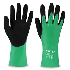 DS Safety Nitrile Coating Chemical Resistant Gloves 1 Pair (XL)