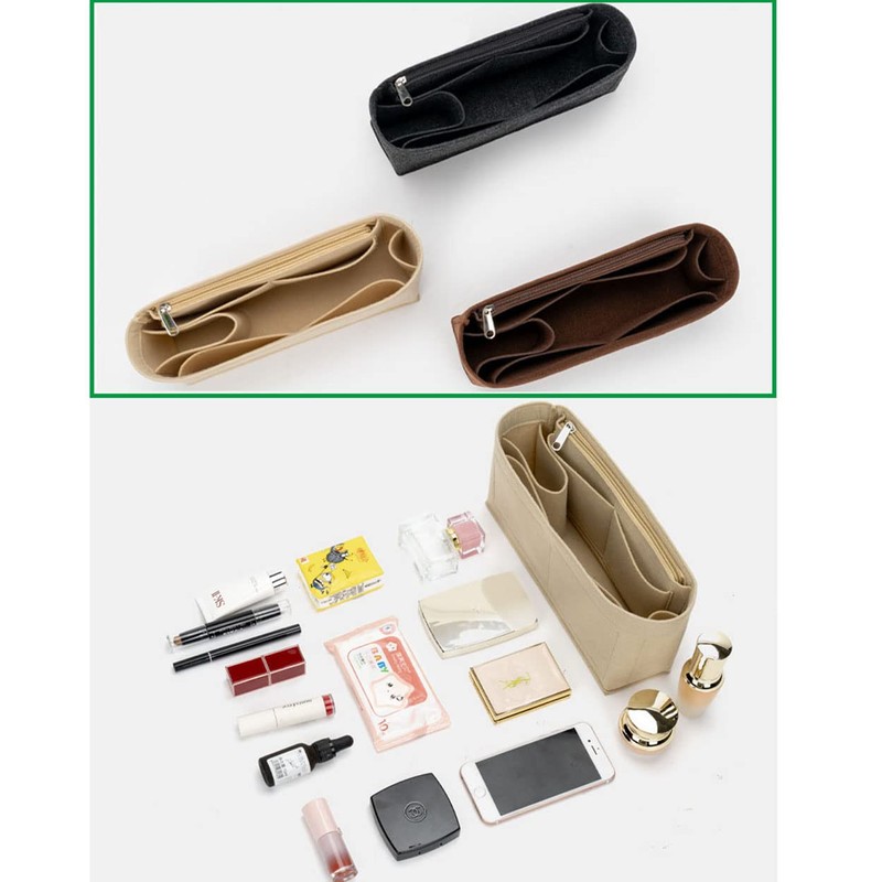 Lckaey for Handbags Herbag 31 organizer Purse Organizer insert 1011brown-26.5