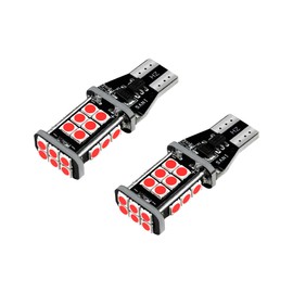 Lyxheth 2PCS Led Backup Reverse Lights, Reverse Light Bulb, 3030-24SMD Waterproof Metal Super Bright Vehicle Illumination Lights Bulbs, T15 W16W Car Brake Light Replacement for Most Cars (Red)