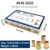 Vifmy SAE Rivet Nut Assortment Kit(880 Pcs), #6-32#8-32#10-24 1/4"-20 5/16"-18
