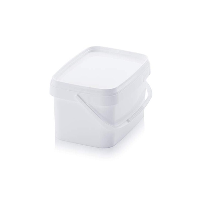 2 x Buckets 5.6 L Rectangular x 5 L Food
