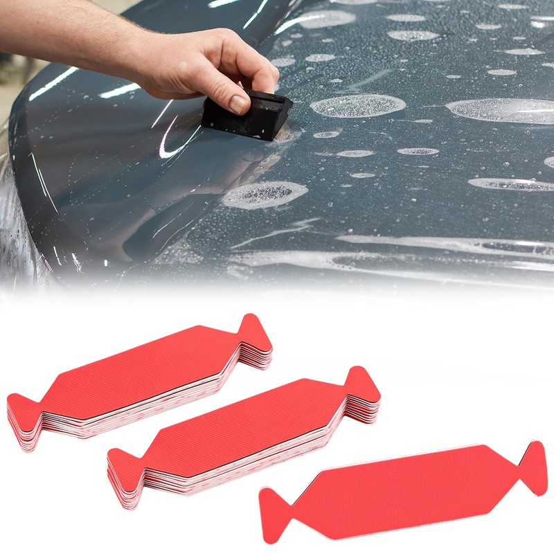 QWORK Vinyl Squeegee Buffer Tape, 20 Pack Self-Adhesive Felt for