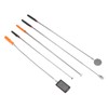 5Pcs Telescoping Magnetic Pickup Tool 360° Rotation Shock Resistant LED