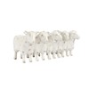 Creative Co-Op Resin Sheep Planter with Distressed Finish, White