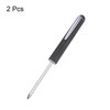 sourcing map 2pcs Non-Magnetic Pocket Screwdriver 4mm Phillips 3mm Slotted