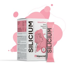 Silizium Komplex Flüssig - mit Selen & Biotin, Vegan Trink-Vitamine für schöne Haut Haare, Nägel & Bartwuchs, B7 Vitamin leicht zu schlucken, Nahrungsergänzung ohne Zusatzstoffe für Frauen und Männer