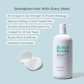 EVOLVh - Better Roots Growth Support Conditioner | Vegan, Non-Toxic, Clean Hair Care (33.8 fl oz | 1 L)