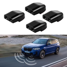 Tecledsn 4PCS Deer Whistles for Car, Automotive Safety Kits, Automotive Save a Deer Whistles to Avoid Collisions, Universal Car Accessories Animal Alert Compatible with Vehicles, Trunks (Black, 4PCS)