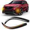 PGTOPONE Switchback White/Amber LED Front Bumper Fog Daytime Running Lamp