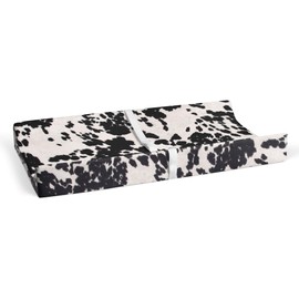 Glenna Jean Cow - Funda para cambiador, color negro, estándar