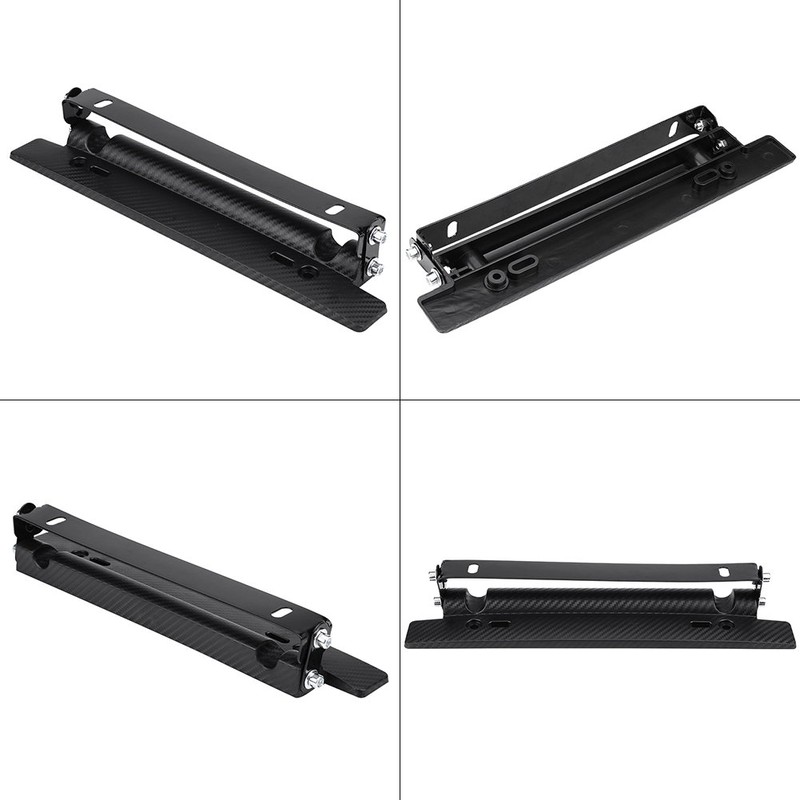 Car License Plate Holder Number Stay 180° Angle Adjustable License