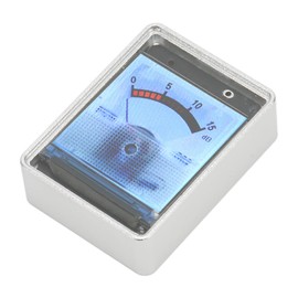 VU Meter Level Amp, VU Meter Aluminium Alloy Shell Voice Activated 1.3 Inch Display for Amplifier