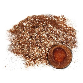 Eye Candy Premium Mica Powder Pigment "Vibrant Bronze" (25g) Multipurpose DIY Arts and Crafts Additive | Woodworking, Epoxy, Resin, Natural Bath Bombs, Paint, Soap, Nail Polish (Vibrant Bronze, 25G)