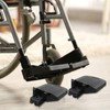 Beavorty 2pcs Wheelchair Footrest Pad Elevating Foot Plate for Wheelchair