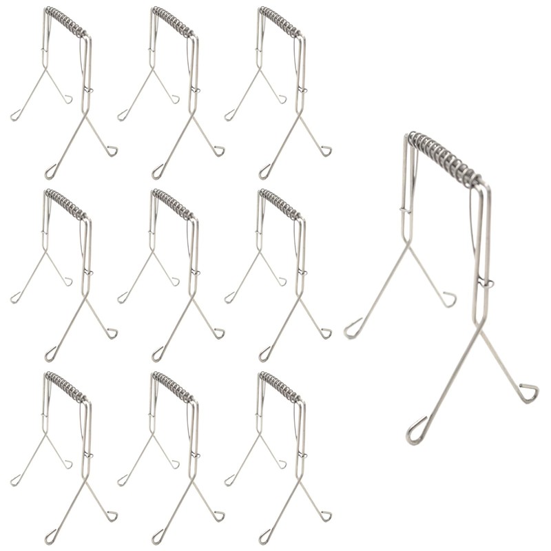 Pack of 10 Roul-ade Clips Stainless Steel Rust-Proof Clips Reusable