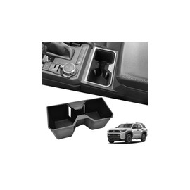 JJMY Cup Holder Inserts Compatible with 2025 Toyota 4Runner Accessories, Non-Slip Rubber Center Console Cup Holder Protector Organizer for 4Runner Interior Accessories
