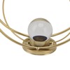 Crystal Ball Holder Decor Iron Bird Leaf Decoration Tabletop Decor