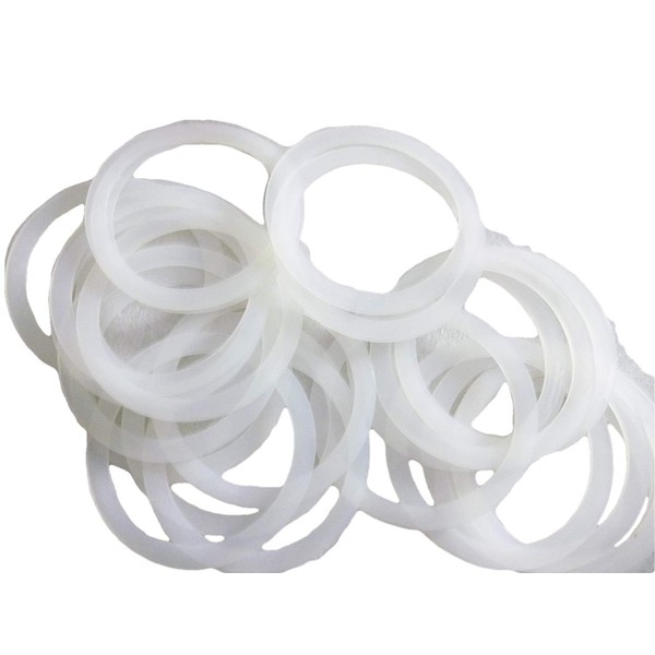 12 BPA Free Food Grade Silicone Gaskets for Sealing Mason