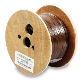 LucaCables 500Ft 20/5 Unshielded CMR Thermostat Cable Solid Copper PVC