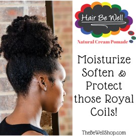 Hair Be Well Natural Cream Pomade (8 oz)