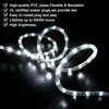 SURNIE Rope Lights Outdoor Waterproof Daylight White: LED 50FT Cuttable