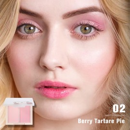 AMY'S DIARY Matte Eyeshadow, Lavender Pink Eyeshadow, Ultra-fine Lightweight Powder, Multiuse Blendable Eye shadow and Blush Makeup, Daily Matte Warm Tone Eyes Makeup, Half Pink (02#)