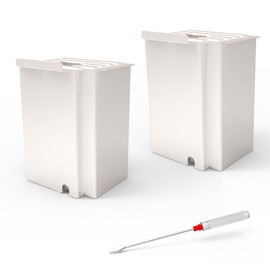 KHY Waste Ink Pad Replacement Maintenance Box for Ecotank ET-2803 ET-2800 ET-2711 ET-2720 ET-4700 L3110 L3210 L3150 L3250 etc. Printers Maintenance Box with Extra Sponge Absorbant (2 Pack)