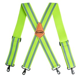 Suspenders for Men,High Visibility Tool Belt Suspender with Hook