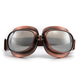 APEBAZY Motorcycle Goggles Sports Vintage Outdoor Eyewear Aviator Pilot Style Cruiser Scooter Goggle for Men,Women,Adults